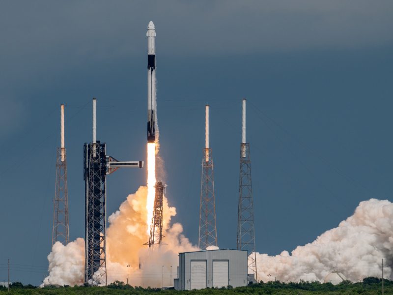 U.S. Space Force Col. Nick Hague became the first Space Force guardian to travel to space during the Sept. 28 launch of a SpaceX Falcon 9 from SLC 40 at Cape Canaveral Space Force Station, Florida. Credit: US Space Force / Senior Airman Spencer Contreras