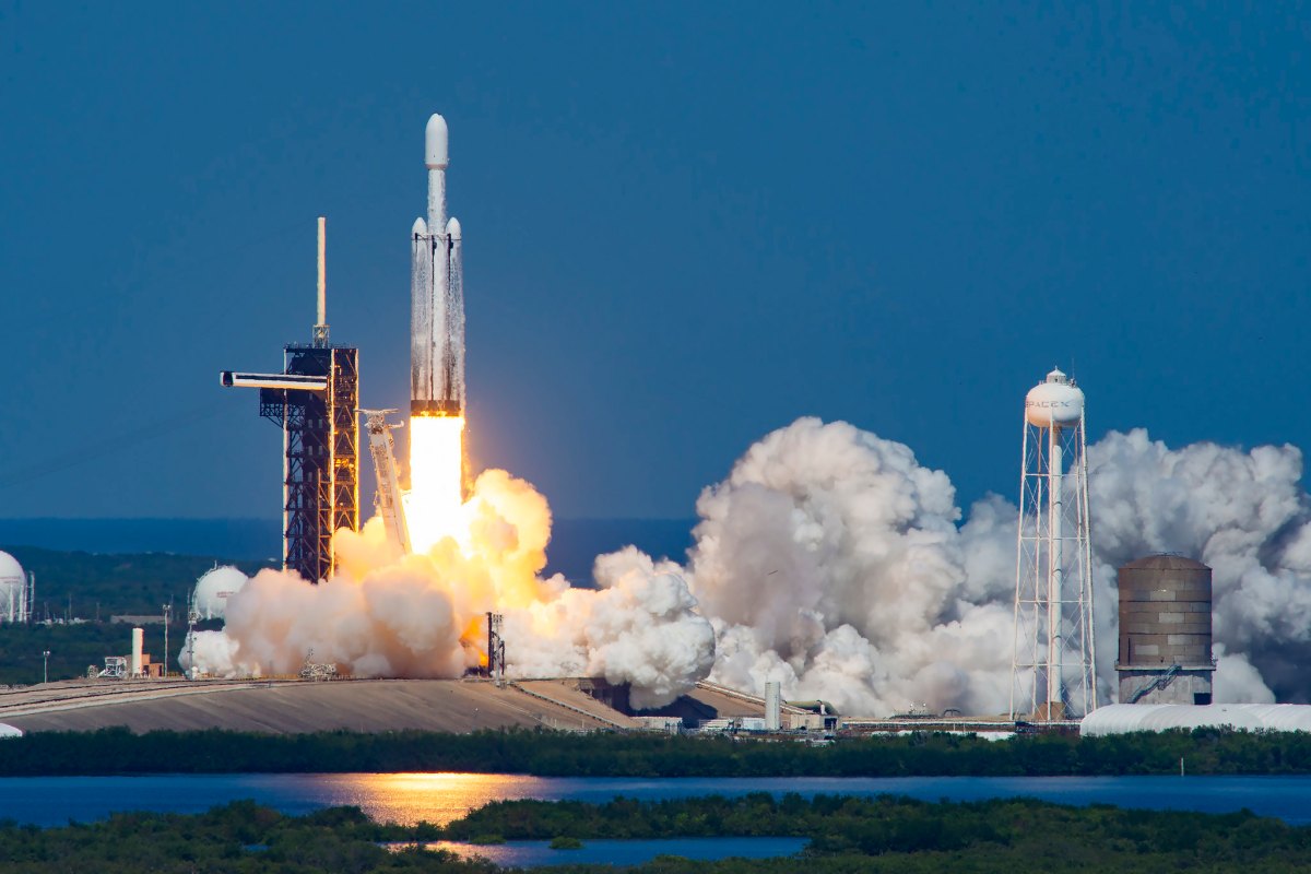 Falcon Heavy Europa Clipper launch