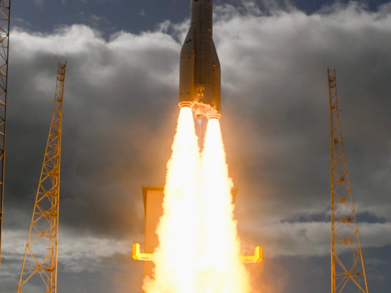 Ariane 6 launches for the first time July 9, 2024, from the Guiana Space Centre’s ELA-4 launch site in French Guiana.