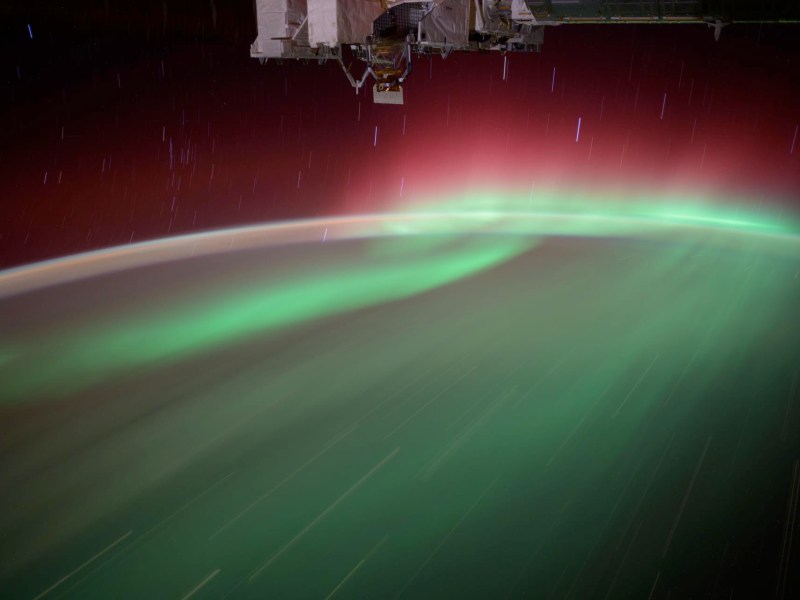 ISS aurora