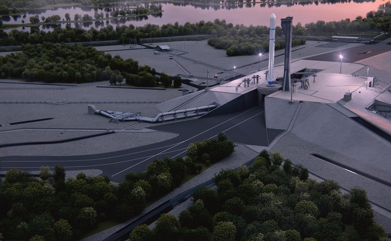 Isar launch site at CSG