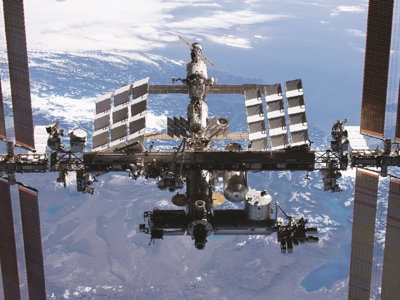 photo of the international space station