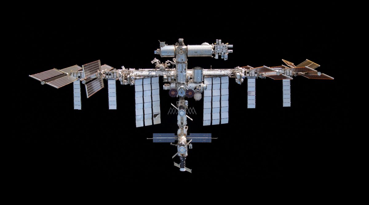 The aging International Space Station is projected to take an end-of-life plunge into remote ocean waters in a few years. Credit: NASA