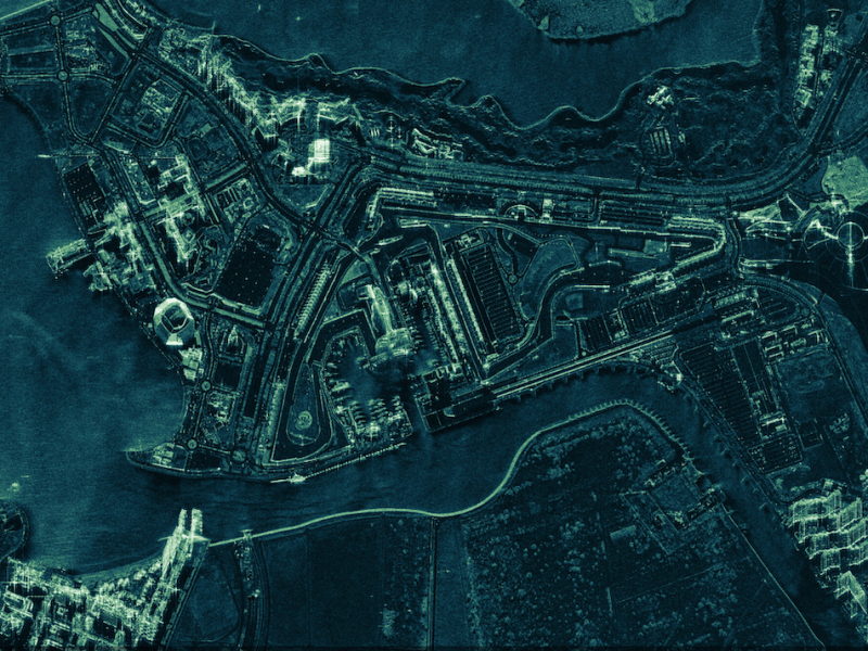 The image was taken by an ICEYE satellite from about 560 km in space. Yas Island is an island in Abu Dhabi, United Arab Emirates. It occupies a total land area of 25 km². It is a leisure island and one of the largest tourism projects in Abu Dhabi. Yas Island holds the Yas Marina Circuit, which has hosted the Formula One Abu Dhabi Grand Prix since 2009.