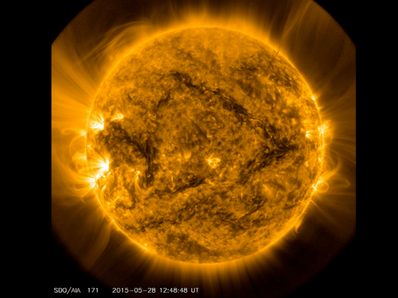 Halo-like solar corona. CREDIT NASA